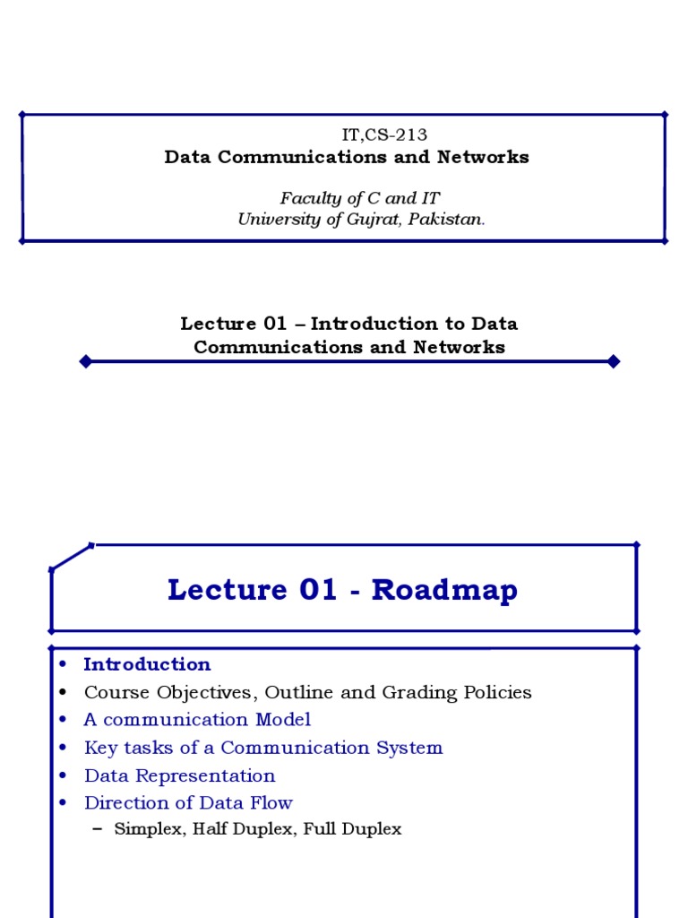 Introduction to Data Communications | PDF | Duplex (Telecommunications ...