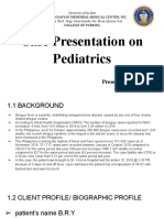 Case Presentation On Pediatrics: Presented By: N2B B5