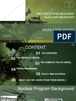 Why Do States Building Nuclear Weapons?: India Case Study