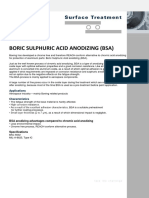 Boric Sulphuric Acid Anodizing (Bsa) : Applications