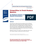 Competition in Fresh Produce Markets: An Empirical Analysis of Marketing Channel Performance