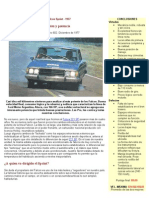 Ford Falcon Sprint 1977 - Potente y robusto con bajo consumo