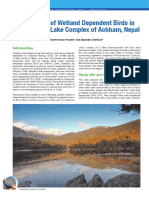 Monitoring of Wetland Dependent Birds in Ramaroshan Lake Complex of Achham, Nepal