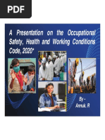 OSH Code 2020: Key Provisions Overview | PDF | Occupational Safety And ...