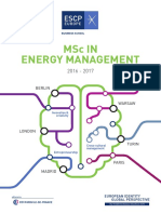 MSc in Energy Management at the World's First Business School