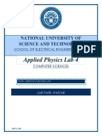 Applied Physics Lab 4: National University of Science and Technology