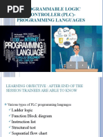 Programmable Logic Controller (PLC) - Programming Languages