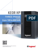 Keor HP: Three-Phase From 100 To 800 kVA