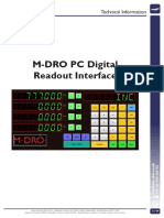 M-DRO PC Digital Readout Interface: Technical Information