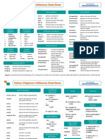 Python3 Reference Cheat Sheet