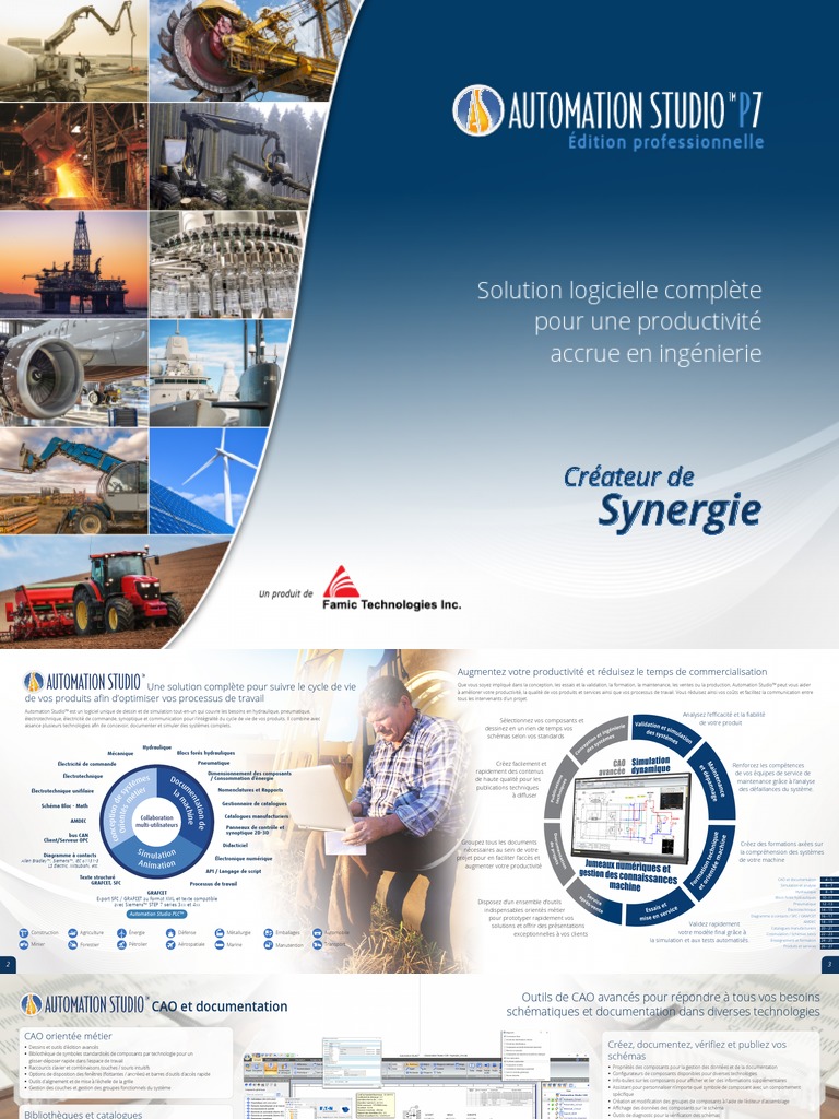 Automation Studio P7 Brochure Francais High | PDF | Conception assistée ...