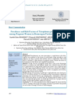 Prevalence and Risk Factors of Infection Among Pregnant Women in Hormozgan Province, South of Iran