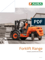 Forklift Range: Compact, Powerful and Versatile