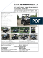 4WD Version 8KW Electric UTV 