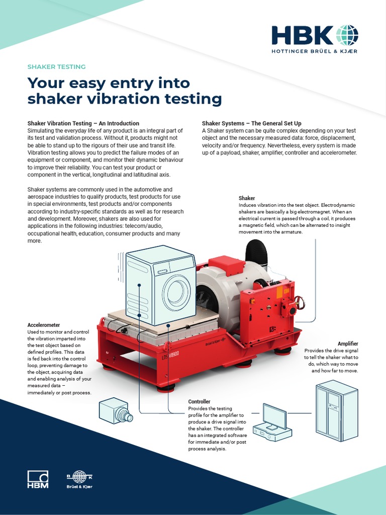 Shaker Vibration Testing PDF Accelerometer Frequency