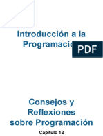 Unidad 12 - Consejos y Reflexiones Sobre Programación