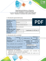 Guía de actividades y rúbrica de evaluación - Fase 2 - Analizar el contexto ético-político global