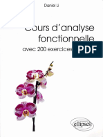 Daniel Li - Cours D'analyse Fonctionnelle Avec 200 Exercices Corrigés-Ellipses Marketing (2013)