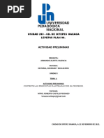 Actividad Preliminar - Historia, Sociedad y Educación