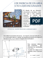 Momento de Inercia Ejes Inclinados (Girados)