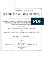 Five Hundred and Seven Mechanical Movements