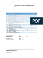 INTRUMENTO DE EVALUACION DEL PERSONAL DE ENFERMERIA ONCOLOGÍA