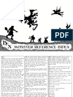 BX Monster Reference Index