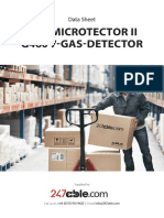 GFG Microtector Ii G460 7-Gas-Detector: Data Sheet