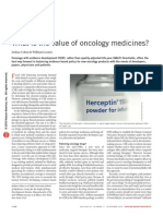 What Is The Value of Oncology Medicines?: Commentary