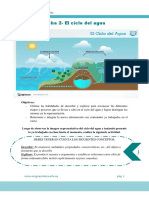 Ficha Ciclo Del Agua y Modelo Discontínuo de La Materia