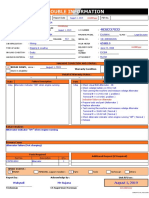 Trouble Information: Register No. Report Date Fir No. Subject