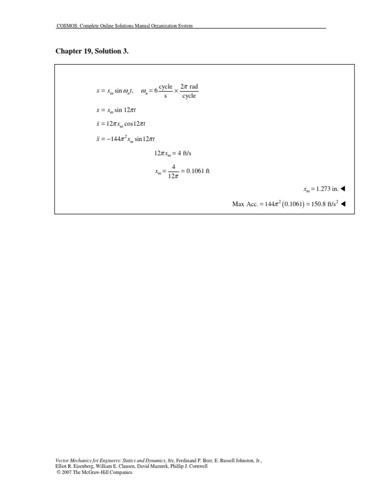 Chapter 19, Solution 3 | PDF