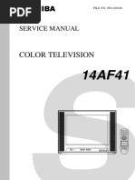 Color Television: Service Manual