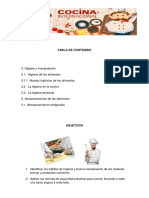 Versión Imprimible: Módulo 1: Conceptos y Generalidades de La Cocina