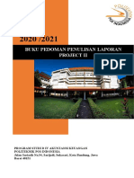 BUKU PEDOMAN PENULISAN LAPORAN PROJECT II Editedrima1