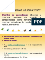 1AB ciencias naturalesCambios y estimulos en los seres vivos