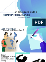 Etika Dasar dan Prinsip-Prinsipnya