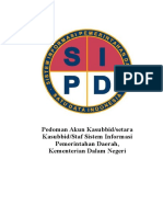 Pedoman Akun Kasubid-Staf SIPD