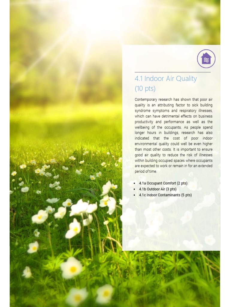 Photo inspiration: Visual Reference: Green Mark Nrb 2015 Iaq Criteria Pdf Green Building
