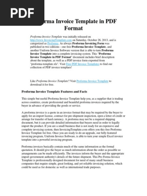 Proforma Invoice Template1