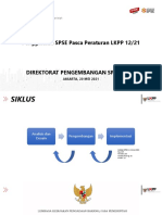 Penggunaan SPSE Pasca Peraturan LKPP 12-21