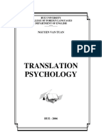 Translation Psychology: Nguyen Van Tuan