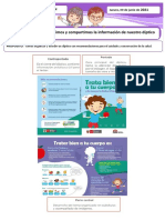 Escribimos y Compartimos La Información de Nuestro Díptico