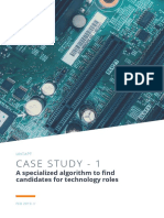 Case Study - 1: A Specialized Algorithm To Find Candidates For Technology Roles
