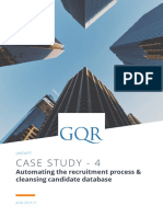 Case Study - 4: Automating The Recruitment Process & Cleansing Candidate Database