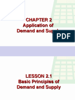 Application of Demand and Supply