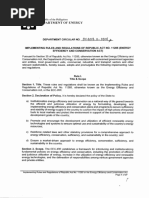 Implementing Rules for RA 11285 | PDF | Energy Conservation | Energy ...