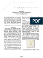 Using GPS Data To Monitor Road Traffic Flows in A Metropolitan Area