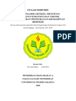 Penerapan Strategi Dan Teknik Pembelajaran SPPKB - Nur Aulia Rahma 1104619018