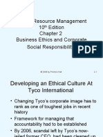 Human Resource Management 10 Edition Business Ethics and Corporate Social Responsibility